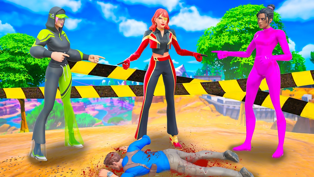 WELCHER YOUTUBER IST DER KILLER IN FORTNITE? ЁЯШИ (mit 7 Youtubern) background