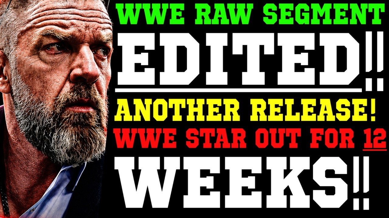 WWE News! WWE RAW Segment EDITED! WWE Star Ruled Out for 12 Weeks! CM Punk Breaks Silence On Botch! background