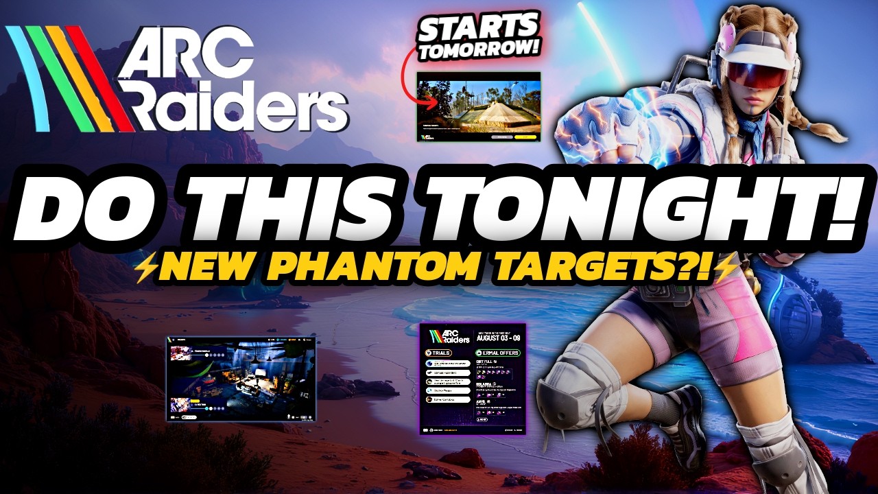 ARC Raiders Update - NEW Raider Project Tomorrow | Phantom TARGETS?! + MORE! background