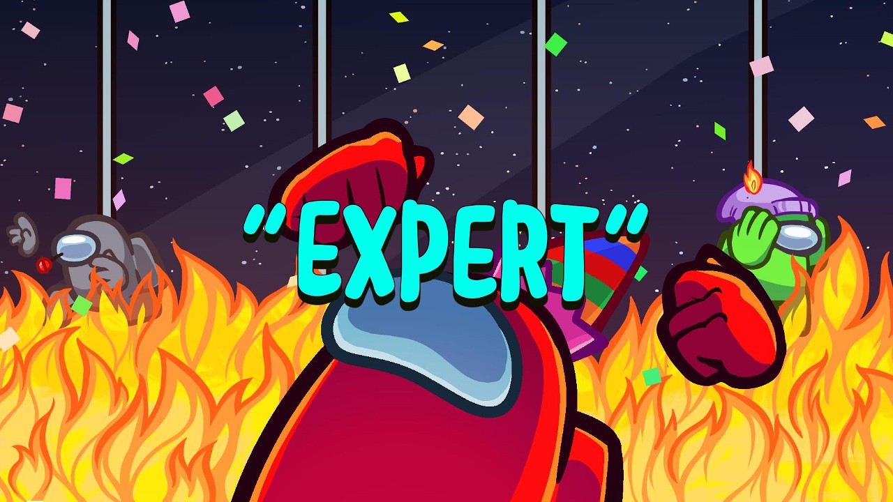 Among Us "Expert" Lobbies Are Complete MADNESS... background