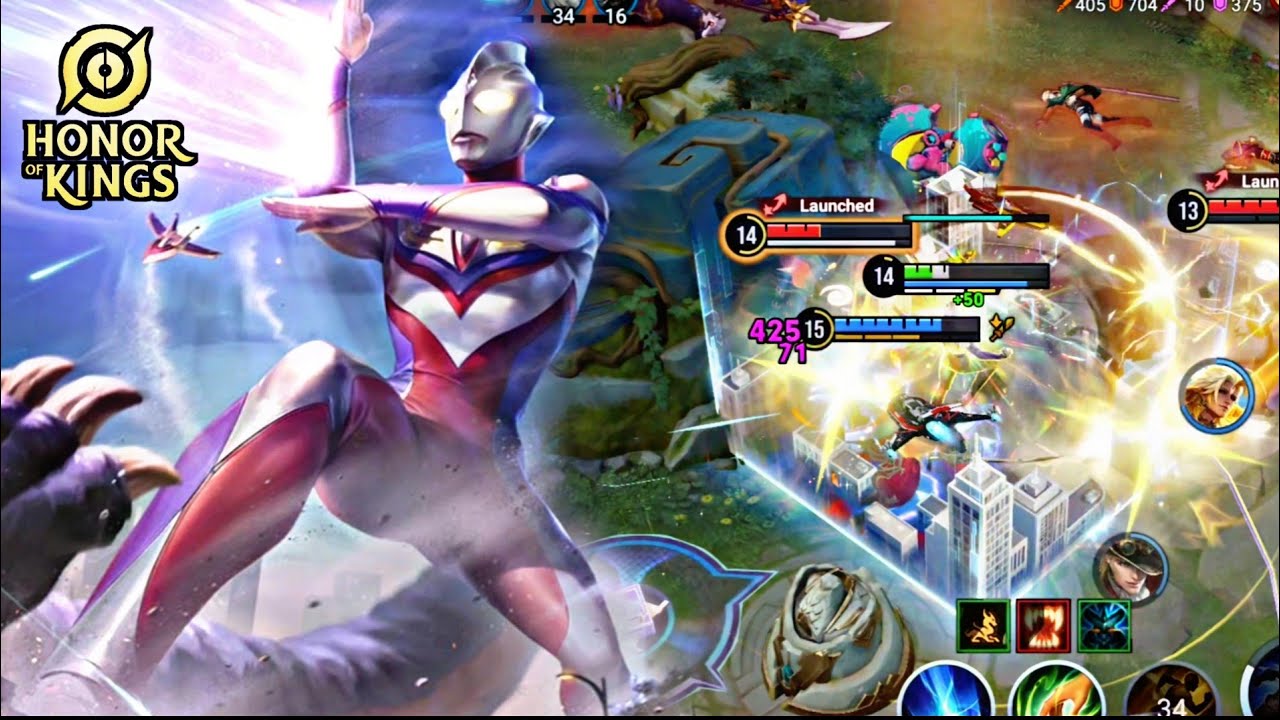 HOK : MOZI/ULTRA MAN GAMEPLAY | GOT SSS - HONOR OF KINGS background