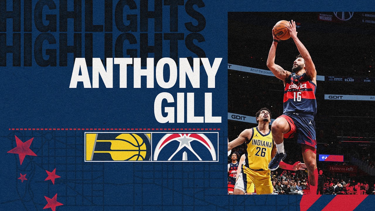 Highlights: Anthony Gill Scores 13 Points vs. Indiana Pacers | 02.19.26 background