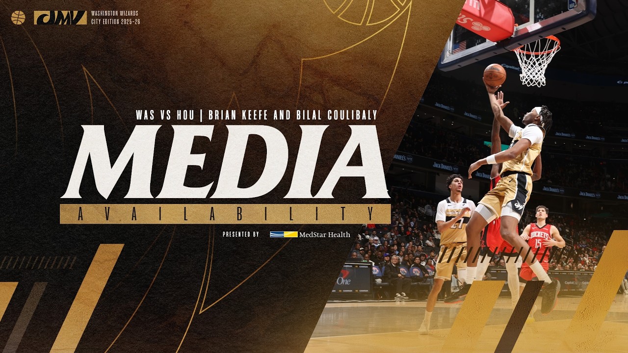 Media Availability: Head Coach Brian Keefe and Bilal Coulibaly | 3.2.26 background
