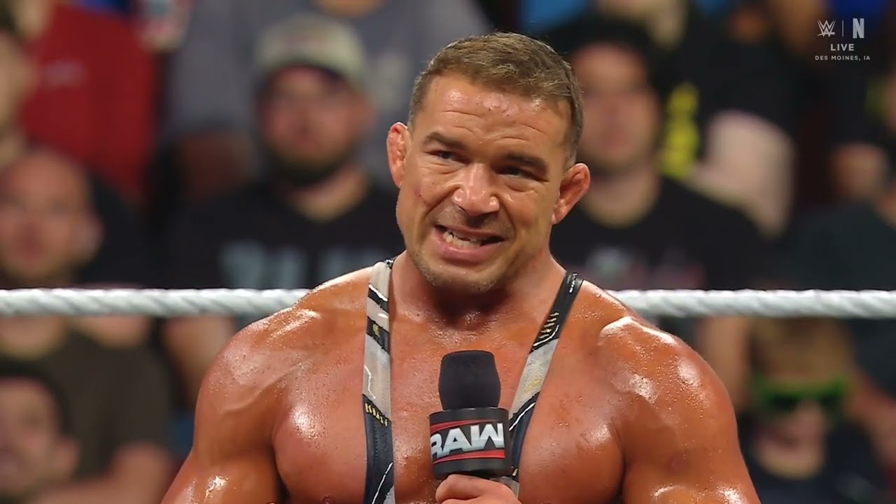 WWE RAW CHAD GABLE ENTRANCE 08/03/26 background
