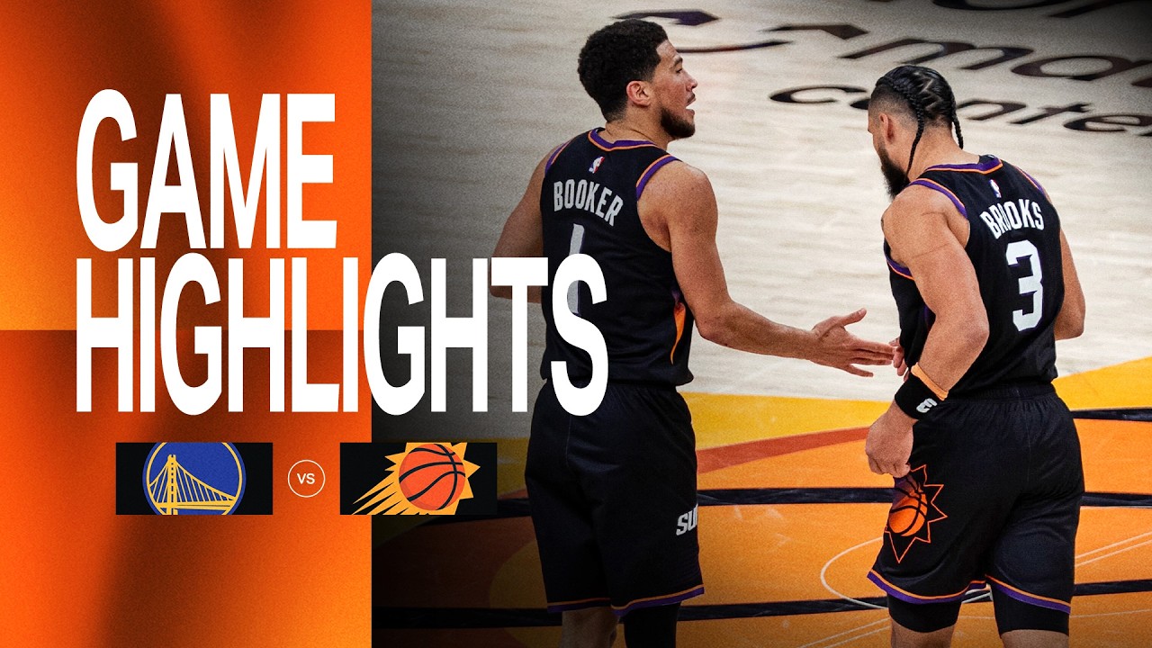 The Phoenix Suns Take Down the Golden State Warriors 111-96 & Advance to the NBA Playoffs! background