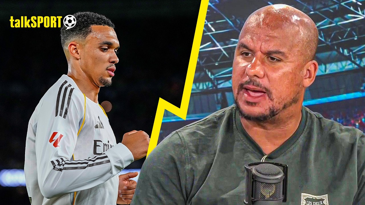 "NOT HIS PLAYER" Gabby Agbonlahor says Mourinho has sent Trent SIGNAL over Real Madrid FUTURE background