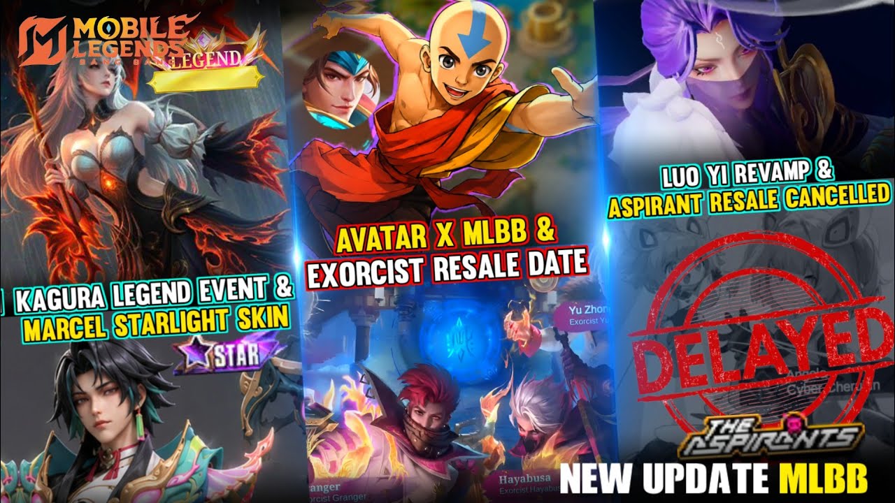 KAGURA LEGEND LIMITED | EXORCIST RESALE EVENT | AVATAR X MLBB | SELENA & OBSIDIA ASPIRANT 5.0 background