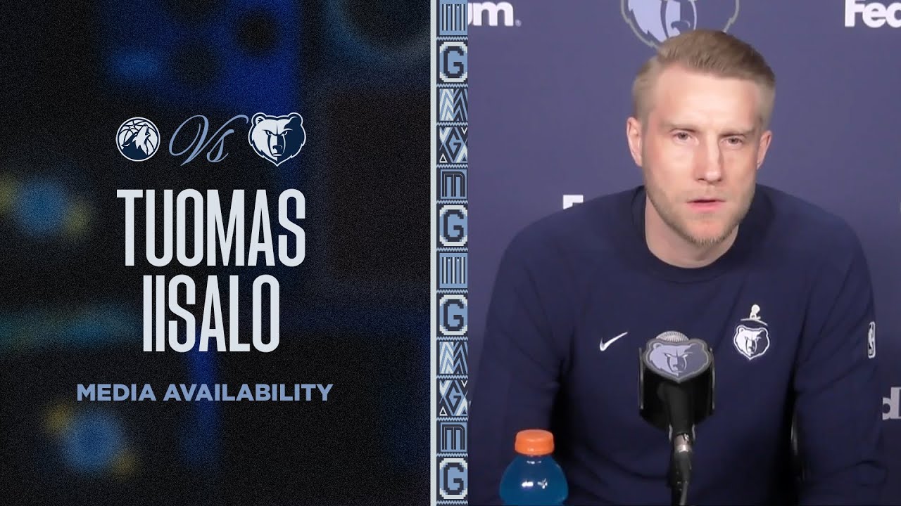 Tuomas Iisalo Press Conference | Grizzlies vs. Timberwolves