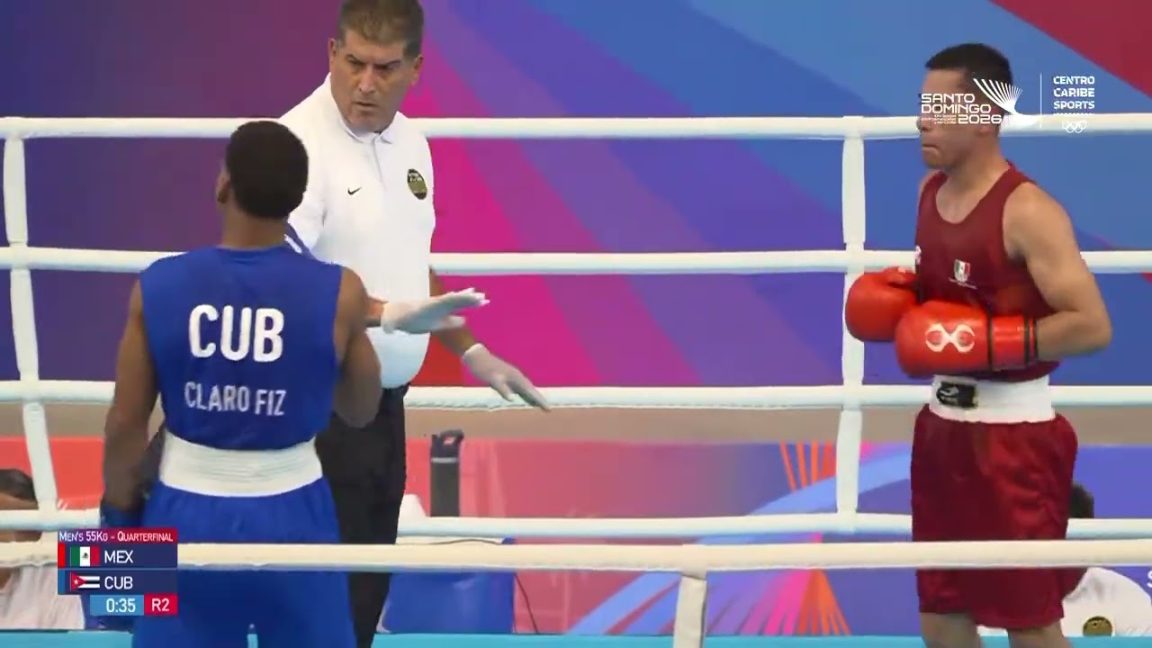 Alejandro Claro (CUB) vs. Christopher Santos (MEX) CACGs 2026 QF's (55kg) background