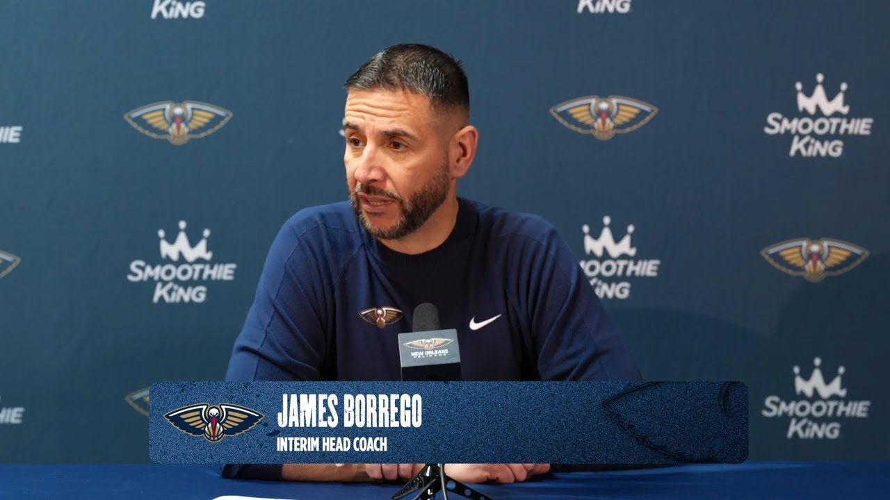 James Borrego | Pelicans-Heat Postgame Interview 2/11/2026 background