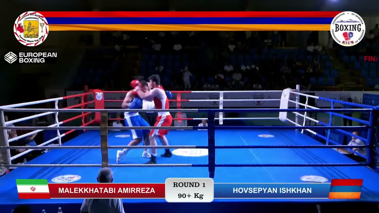 Amir Malek Khatabi (IRI) vs. Ishkhan Hovsepyan (ARM) Yerevan Mayor Cup 2026 Final (90+kg) background