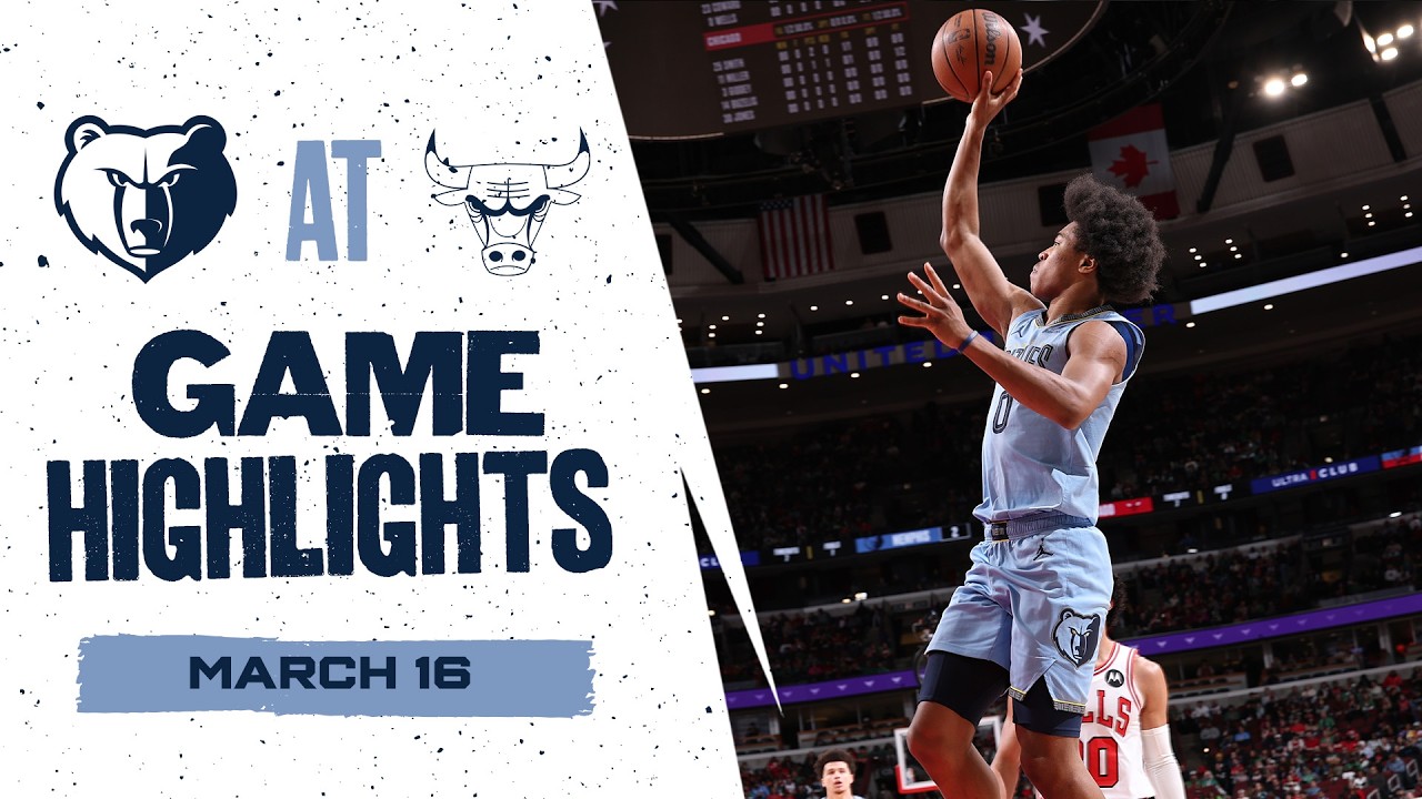 Memphis Grizzlies Highlights vs Chicago Bulls (3/16/26) background