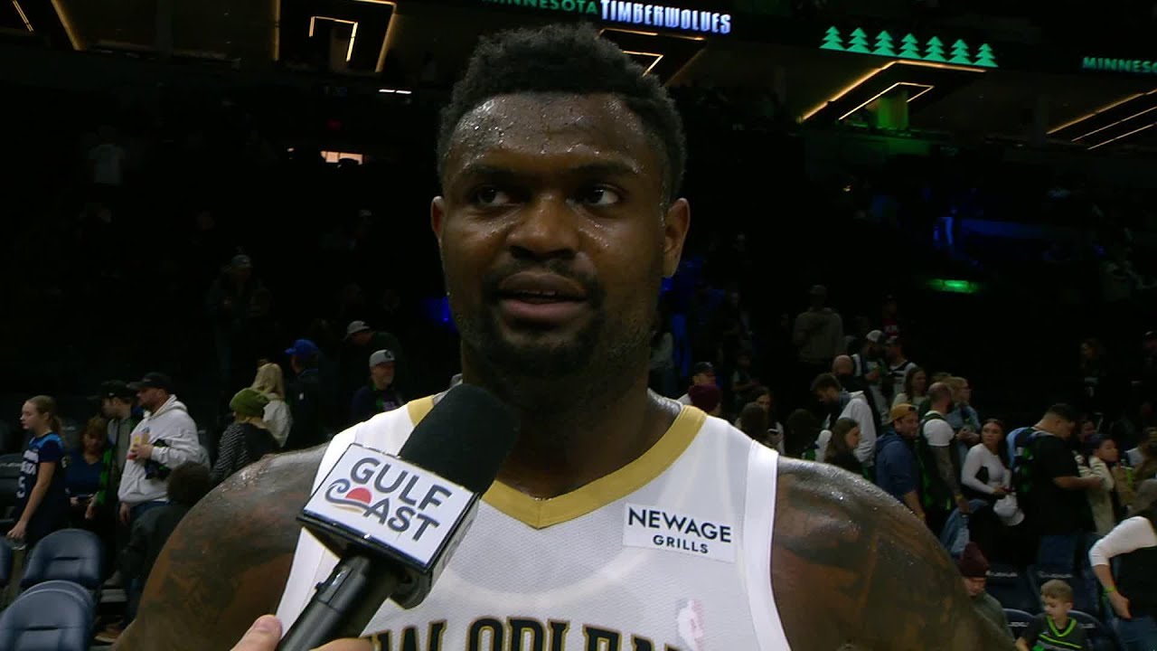 Zion Williamson On-Court Postgame Interview vs. Timberwolves 2/6/26