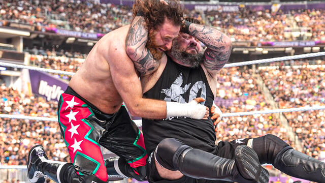 Kevin Owens vs. Gunther vs. Finn Bálor vs. Sami Zayn: SummerSlam 2026 highlights background