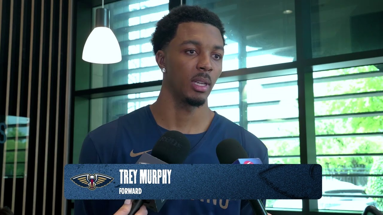 Trey Murphy III on returning during road trip | Pelicans Practice 3/31/26