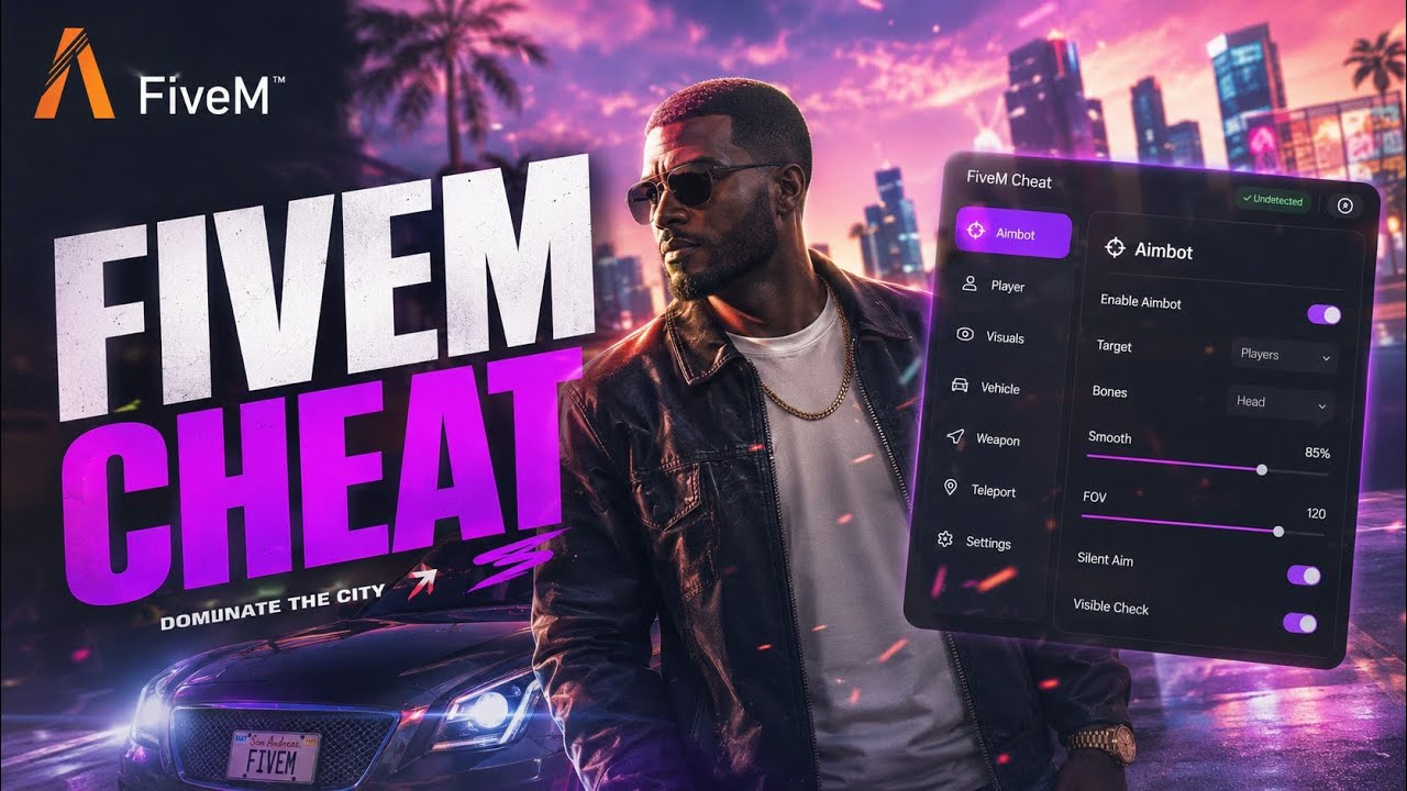 Best Free FiveM Cheat in 2026 | Undetected Mod Menu For FiveM (Insane!) ЁЯФе тЪб background