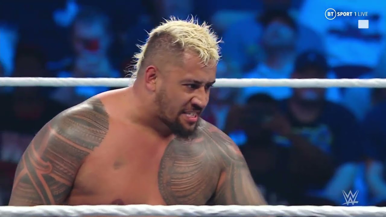 Solo Sikoa vs Matt Riddle; No Disqualification – WWE Smackdown 4/21/23 April 21st 2023 (Full Match) background