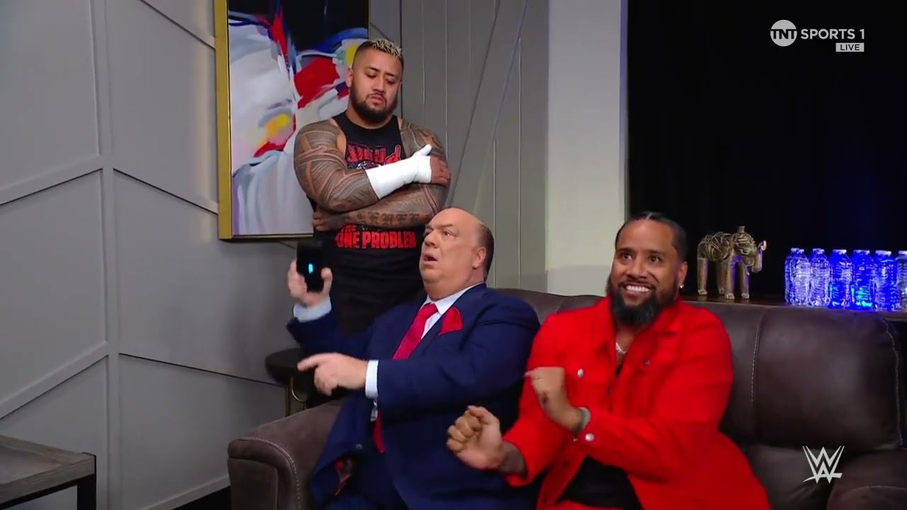 The Bloodline Backstage + John Cena Entrance #wwesmackdown 10/20/23 background