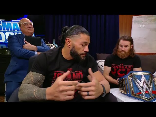 Legado vs MMM + Roman Reigns & Sami Zayn Backstage Segment - WWE Smackdown 1/20/23 (Full) background