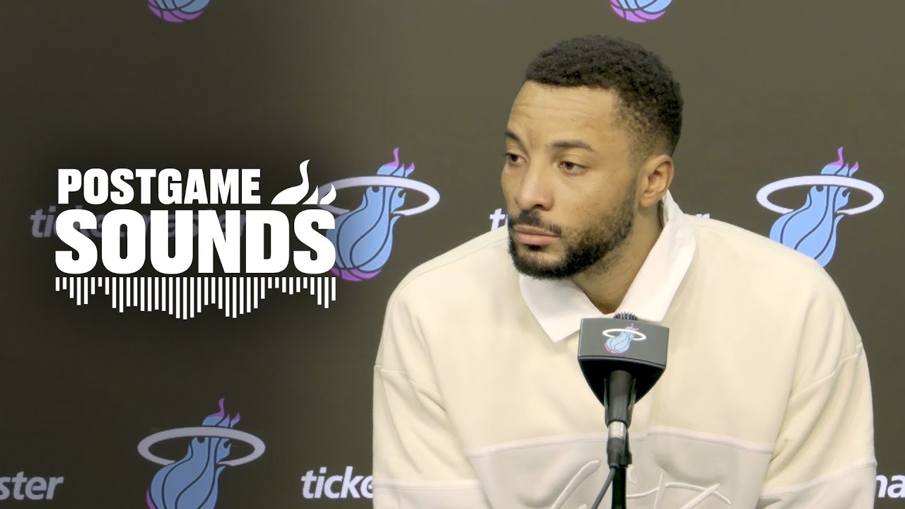 Jović, Larsson, Powell, Spoelstra | Postgame Interviews | January 4, 2026 background