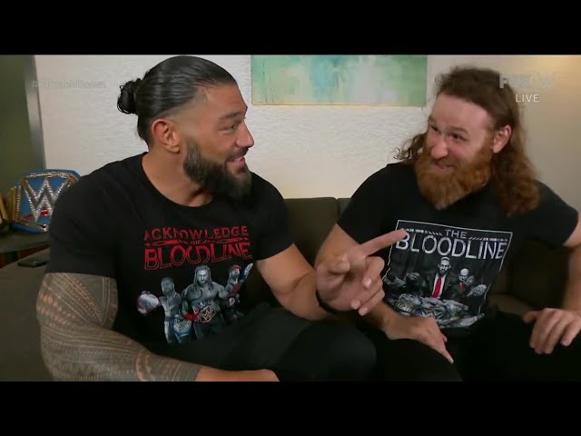 Roman Reigns & Sami Zayn Backstage Segment - WWE Smackdown 8/19/22