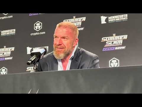 Triple H talks about Oba Femi beating Brock Lesnar at SummerSlam and being the WWE’s next superstar background