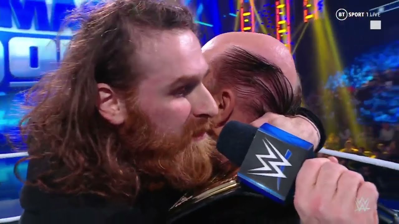 Sami Zayn and Paul Heyman have a heated exchange! 😤 WWE SmackDown, February 10 2023 background