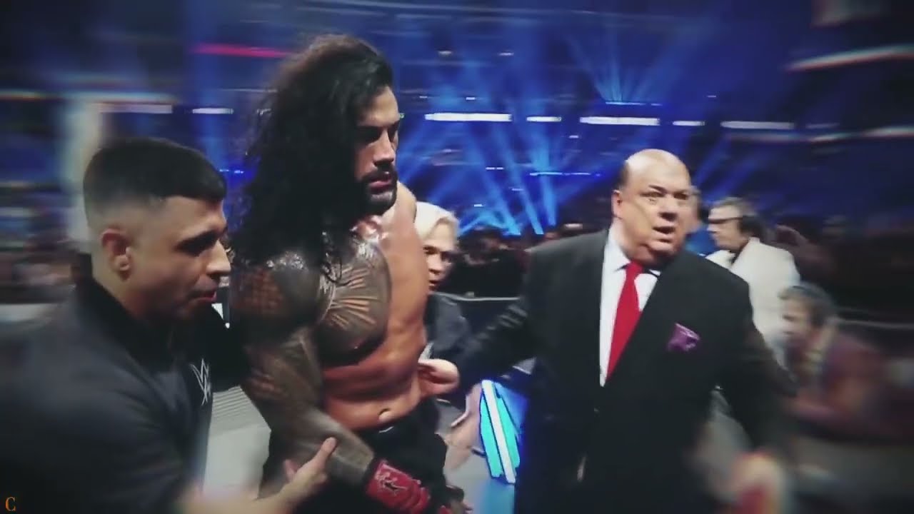 Roman Reigns yet to recover from injuries inflicted by Seth Rollins at Royal Rumble background
