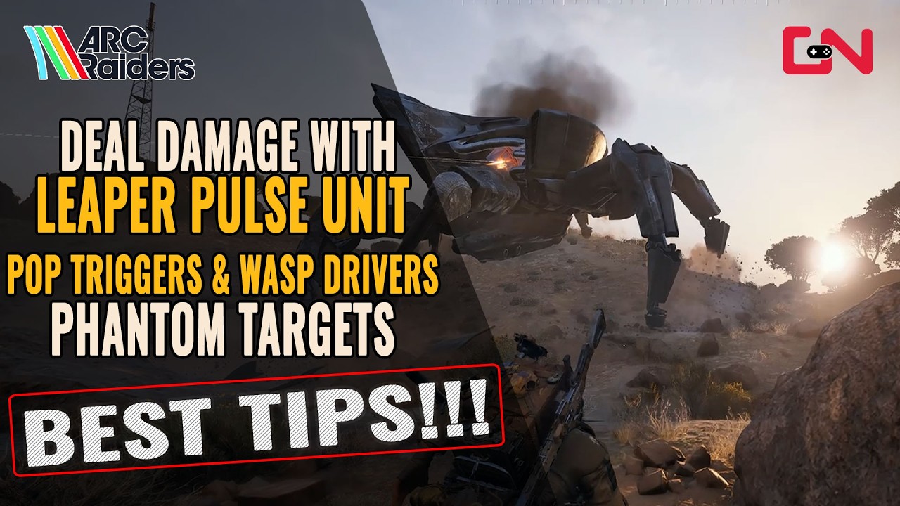 How to Deal Damage with Leaper Pulse Unit, Pop Triggers & Wasp Drivers - ARC Raiders Phantom Targets background