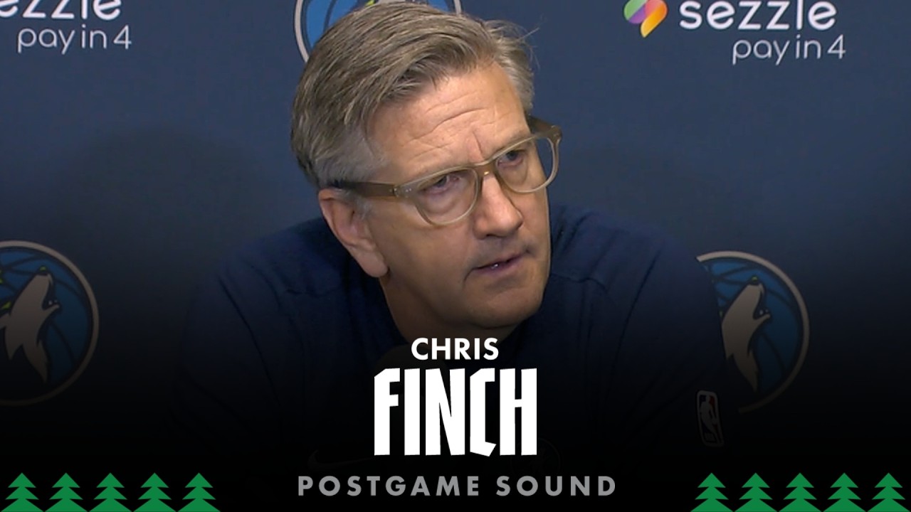 “We Missed Some Really Good Looks” | Chris Finch Postgame Sound | 04.02.26 background