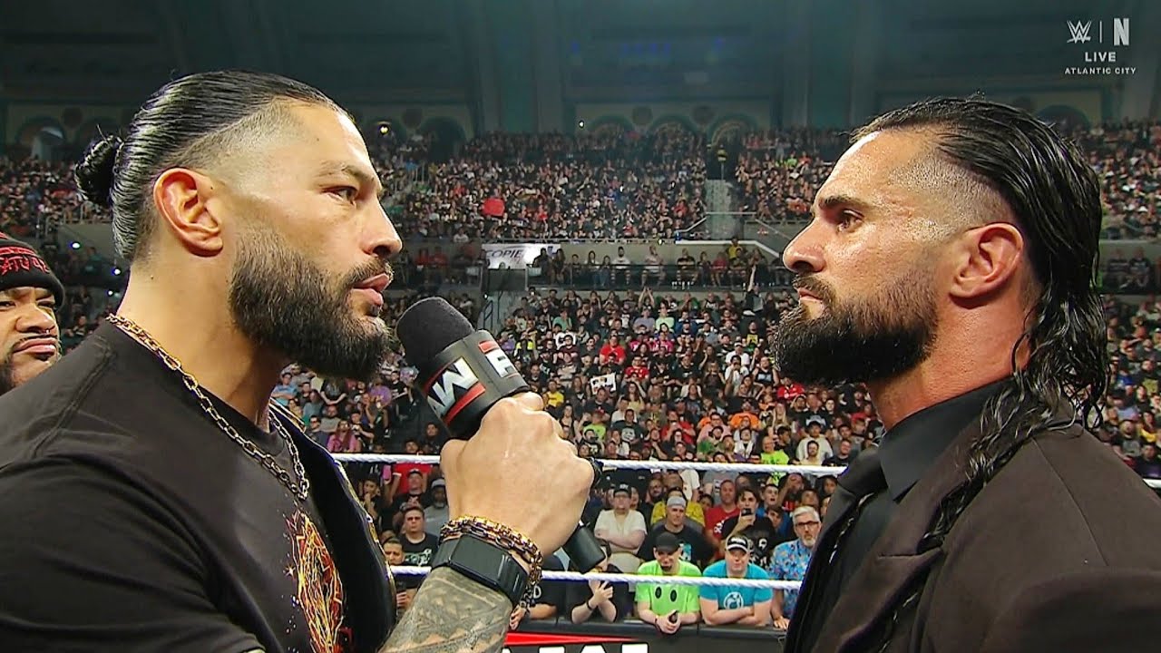 Roman Reigns and Seth Rollins Full Segment HD WWE RAW 29 June 2026 06/29/26 background
