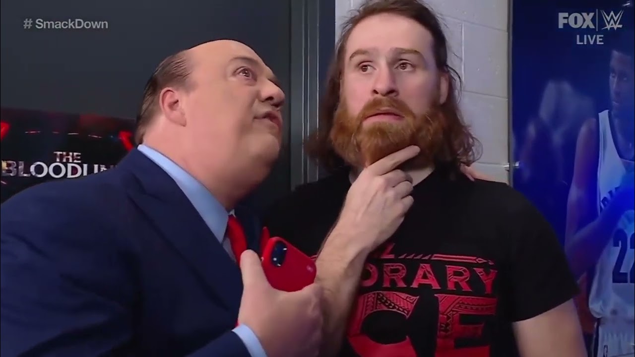 Sami Zayn in the locker room - WWE SmackDown 1/6/2023 background