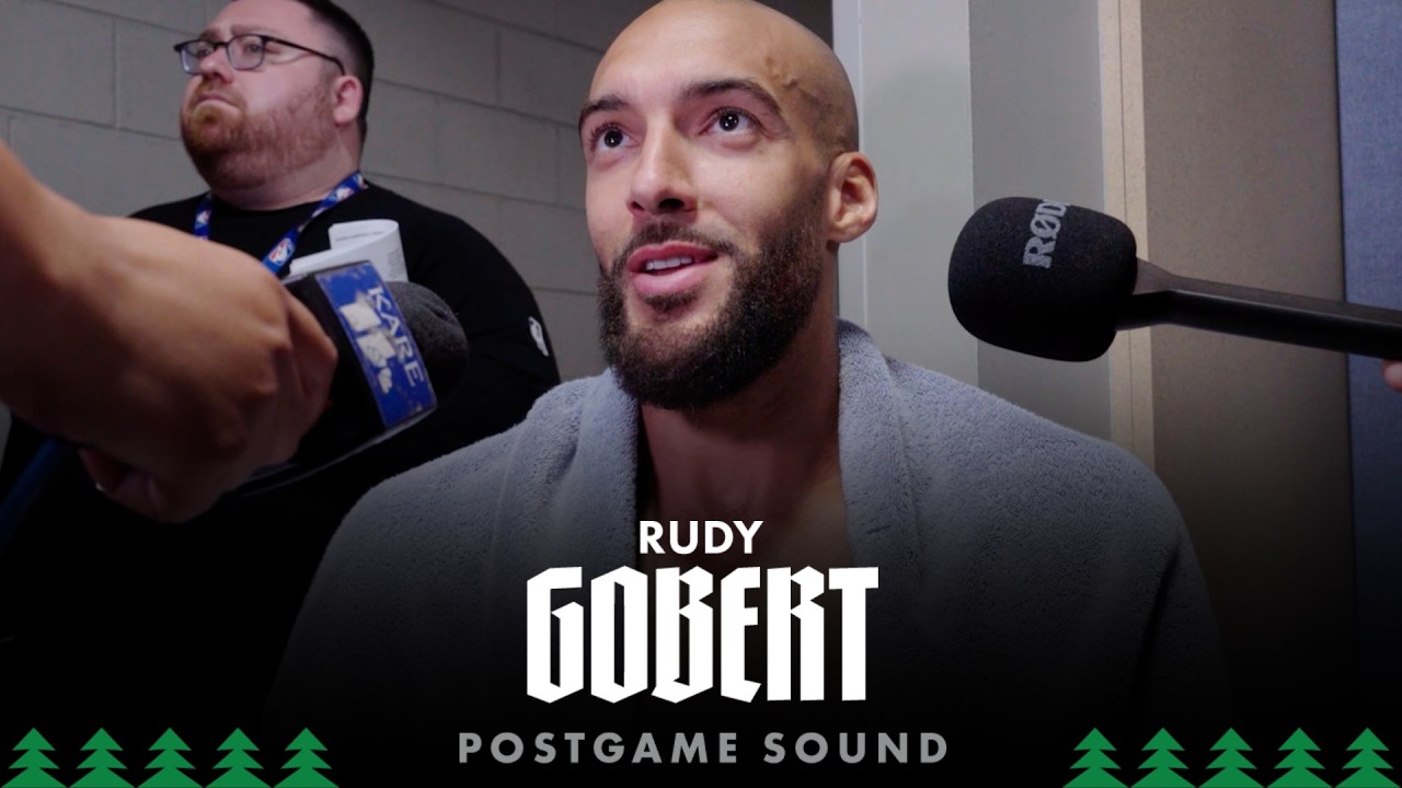 “We Stayed Focus And Found A Way To Compete.” | Rudy Gobert Postgame Sound | 04.20.26 background