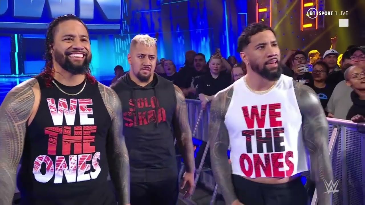 Sami Zayn Kevin Owens & The Bloodline Promo – WWE Smackdown 4/14/23 (Full Segment) background