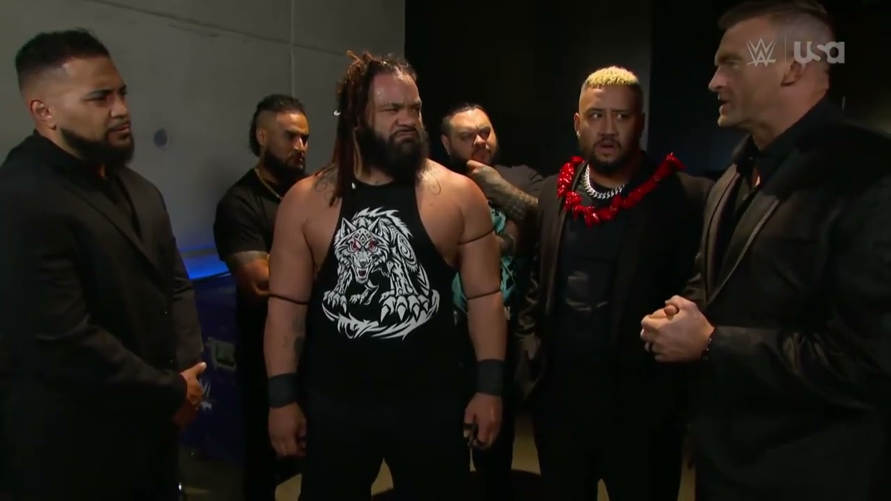 Nick Aldis delivers bad news to Solo Sikoa & the rest of Bloodline as they are banned from ringside