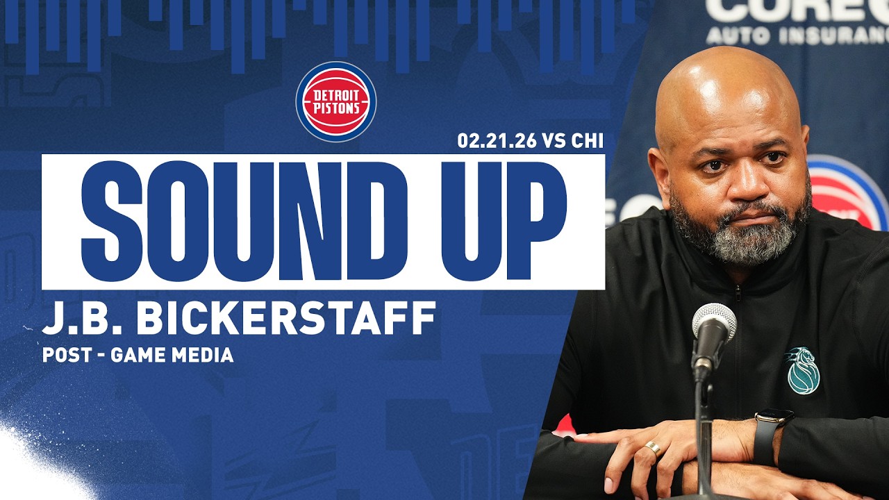 Post-Game Press Conference: J.B. Bickerstaff | Pistons vs. Bulls | 02.21.26