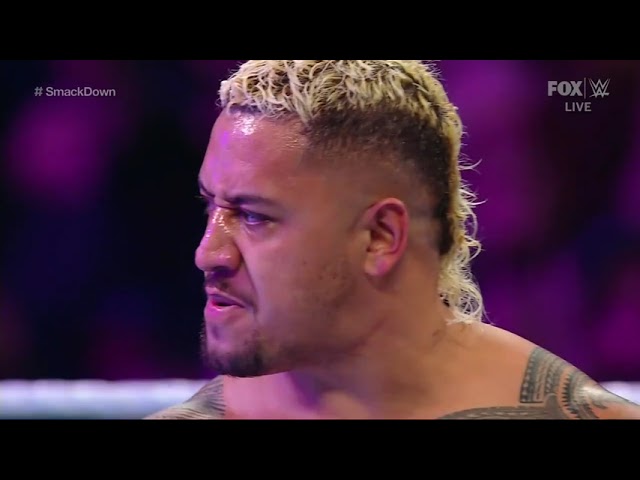 Solo Sikoa Ricochet Sheamus & Rey Mysterio Entrances - WWE Smackdown 10/14/22