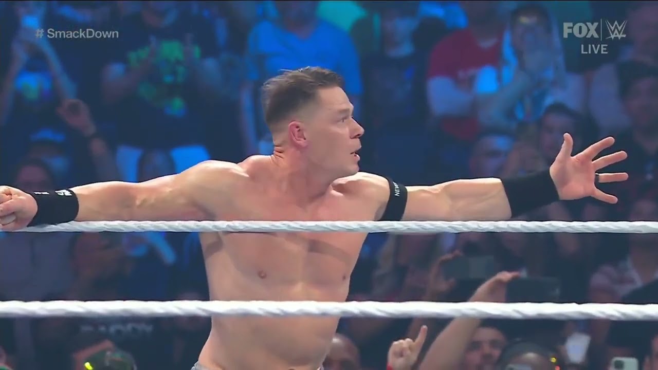 John Cena & Kevin Owens vs Roman Reigns & Sami Zayn - WWE Smackdown 12/30/22 (Full Match) background