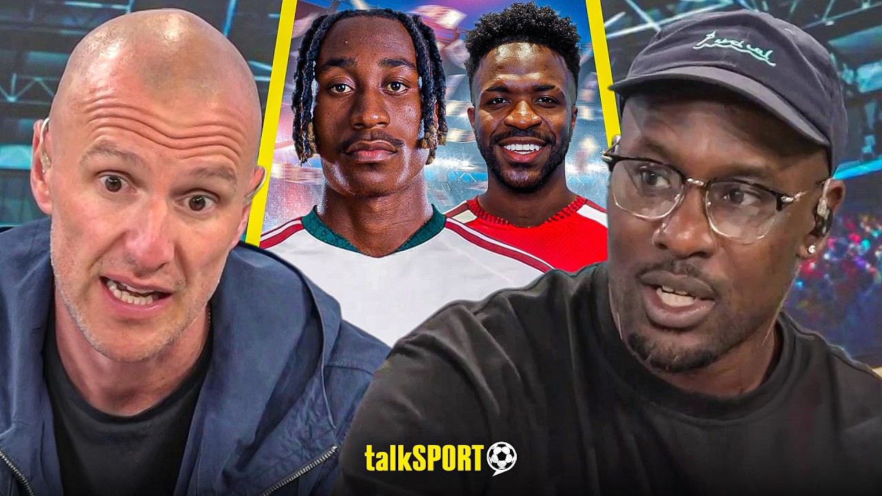 'READYMADE REPLACEMENT!' talkSPORT DISSECTS Yan Diomandé to Real Madrid & Vinícius Jr's Arsenal LINK