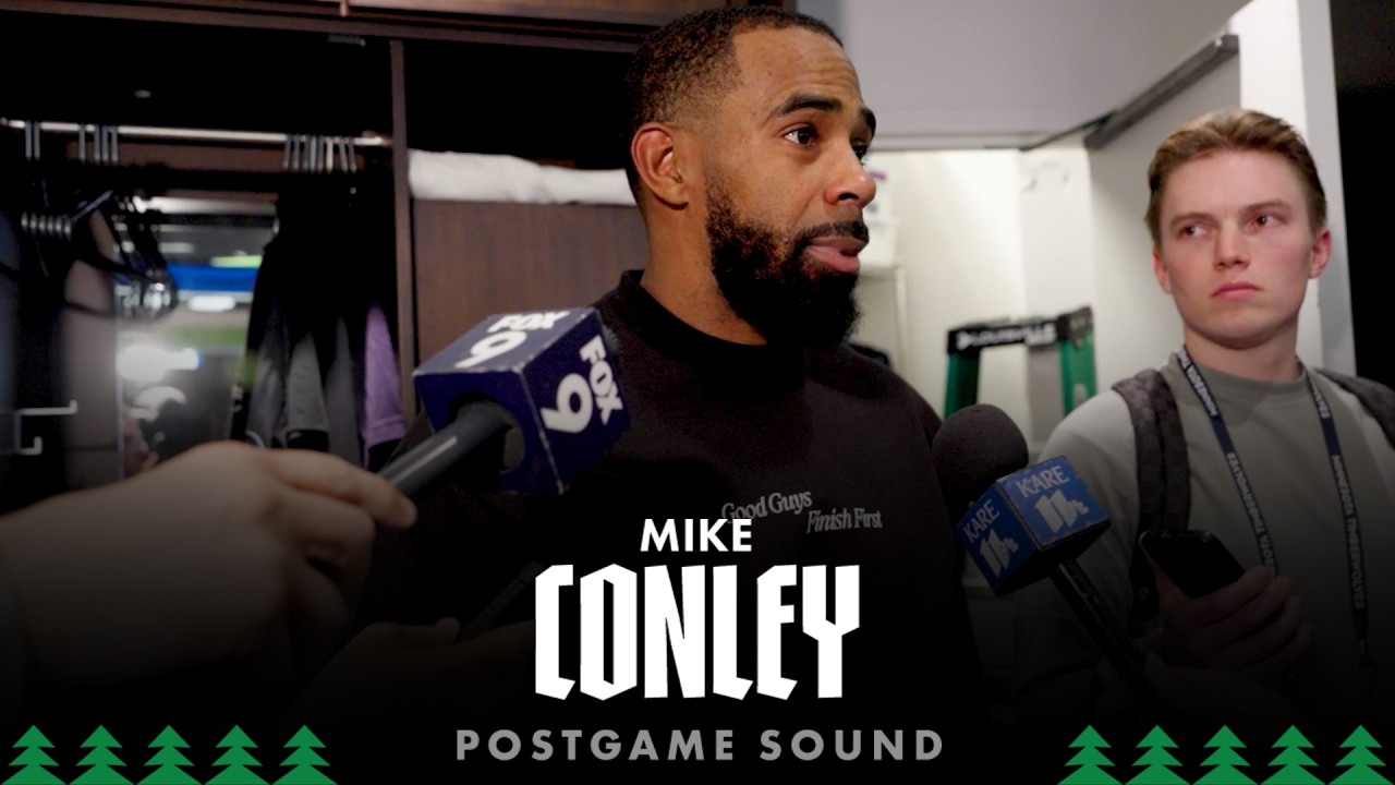 “We Got To Do Better With Handling That Pressure.” | Mike Conley Postgame Sound | 3.28.26 background
