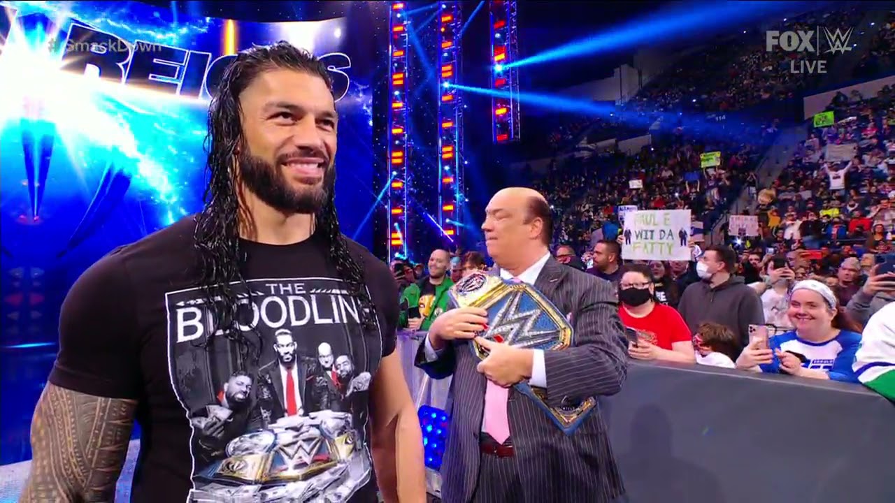 Big E Invades SmackDown & Attacks The Bloodline - WWE Smackdown Live 11/19/21 (Full Segment) background