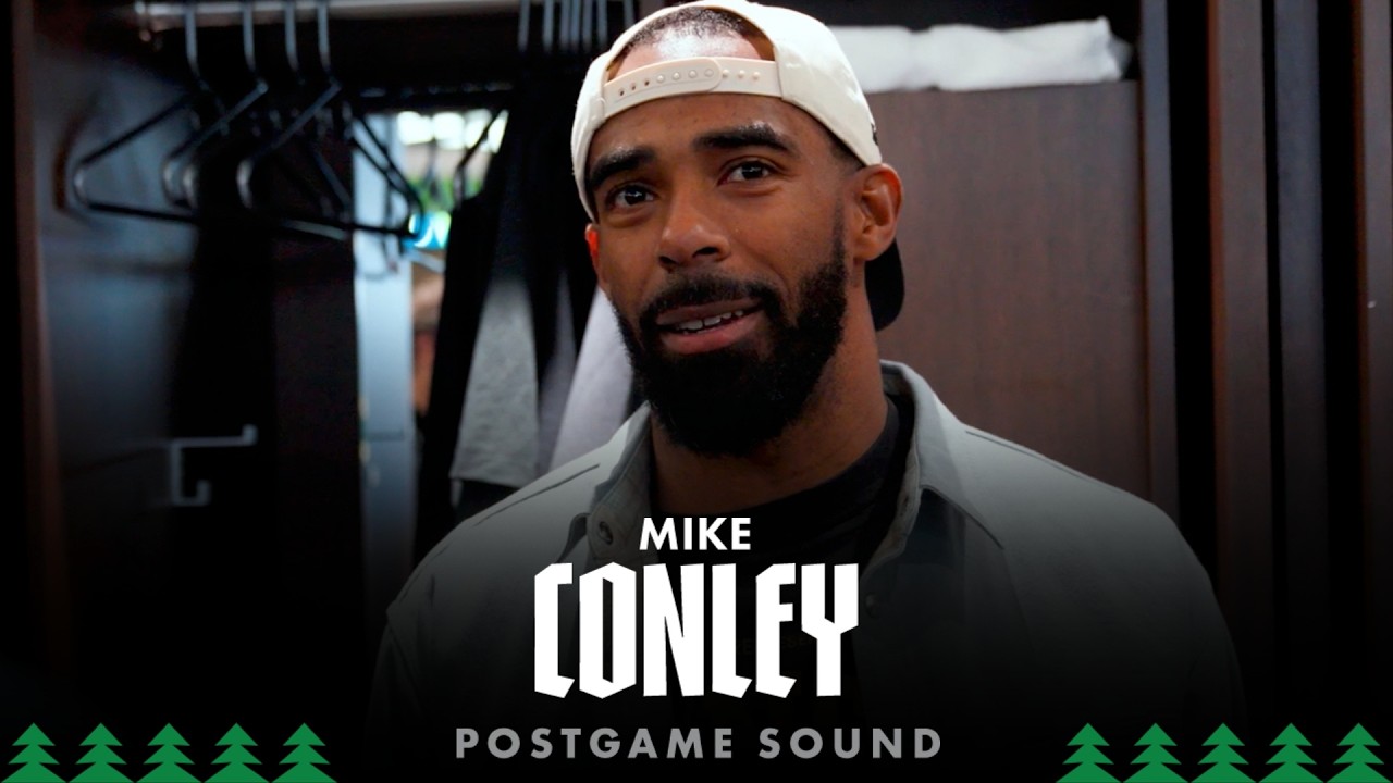 “Collectively, Our Guys Were Really Locked In.” | Mike Conley Postgame Sound | 04.25.26 background