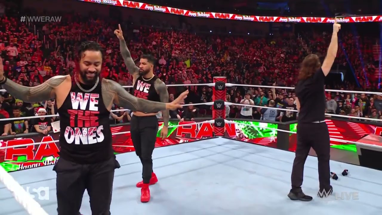 The Bloodline Promo - WWE Raw 12/19/22 (Full Segment) background