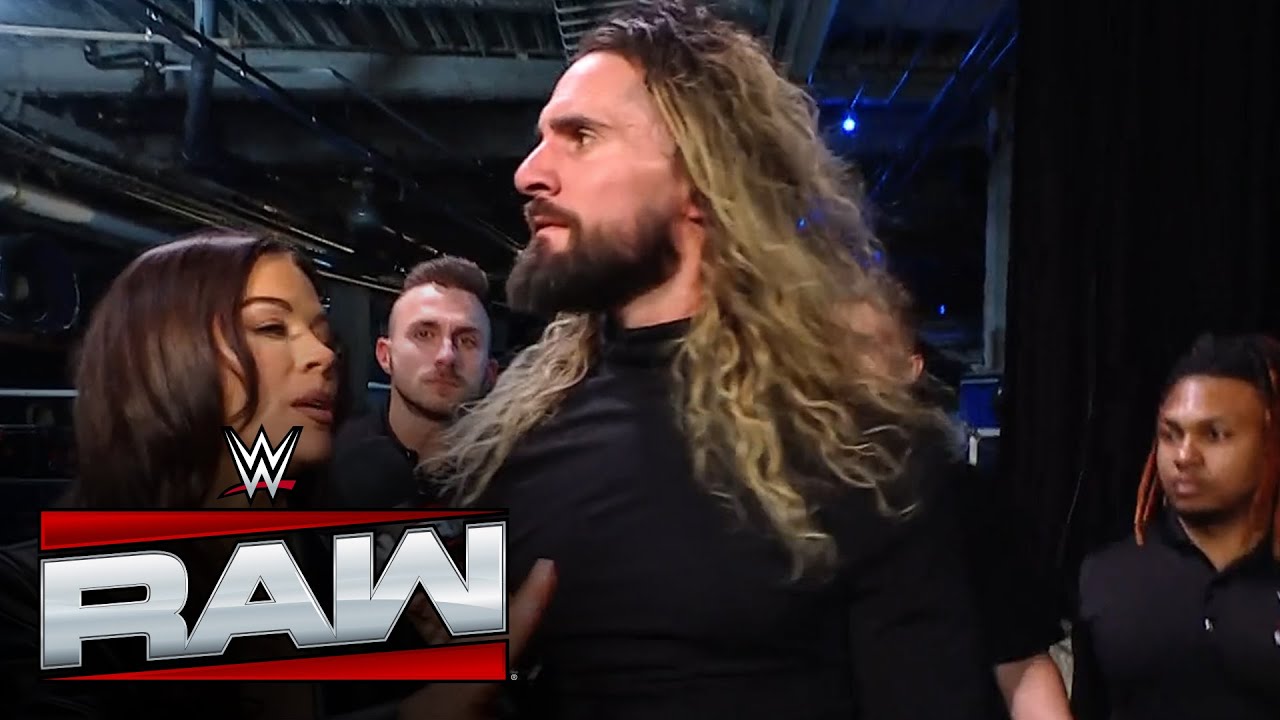 CM Punk and Seth “Freakin” Rollins’ backstage brawl leads to Steel Cage Match: Raw, March 3, 2025 background
