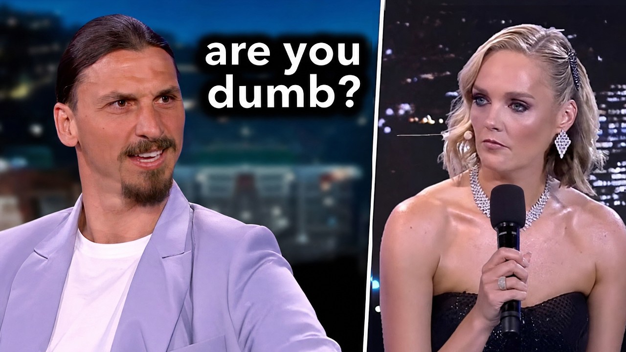 No One Breaks Disrespectful Interviewers Like Zlatan Ibrahimovic background