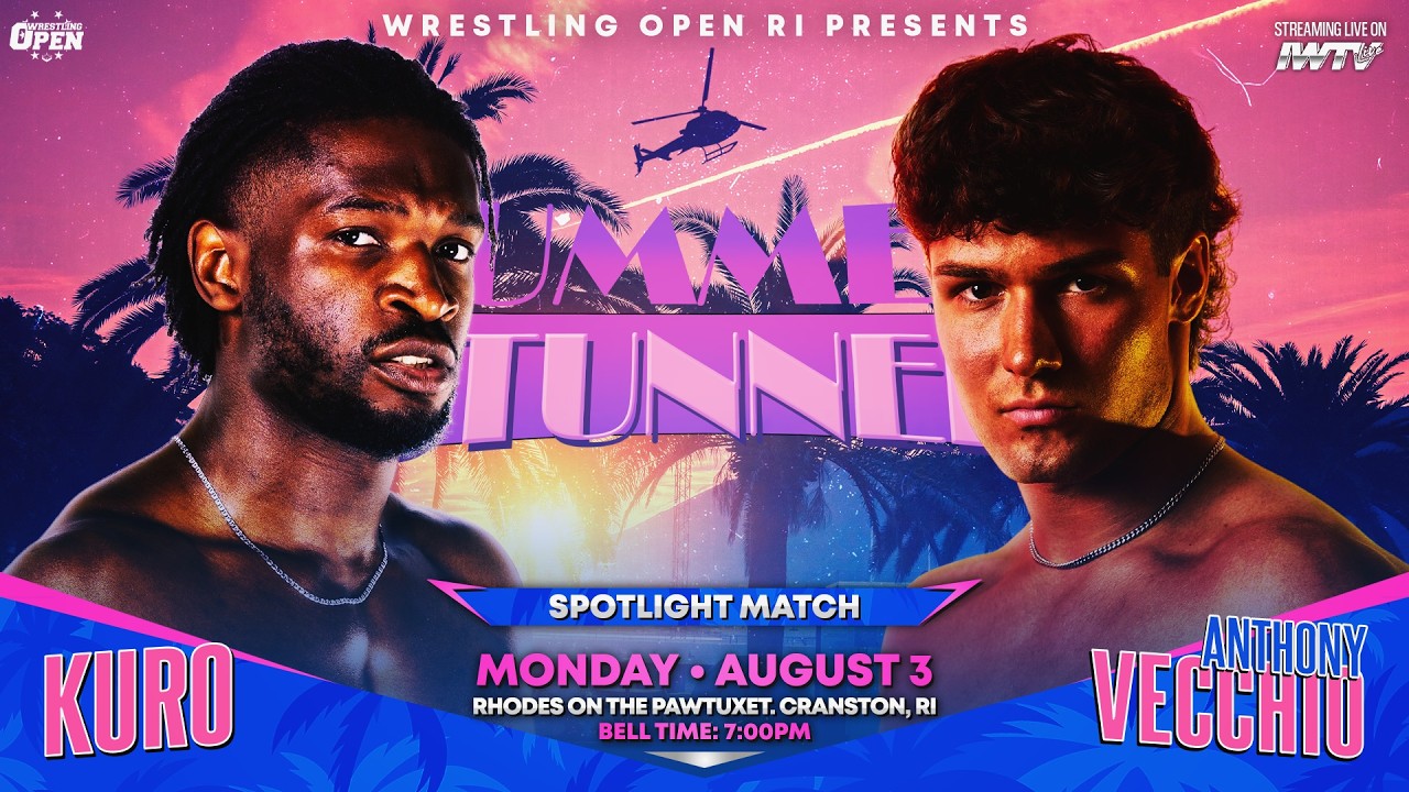 SPOTLIGHT MATCH: Kuro vs. Anthony Vecchio | Wrestling Open RI "Summer Stunner" Night 1 8/3/26 (IWTV)