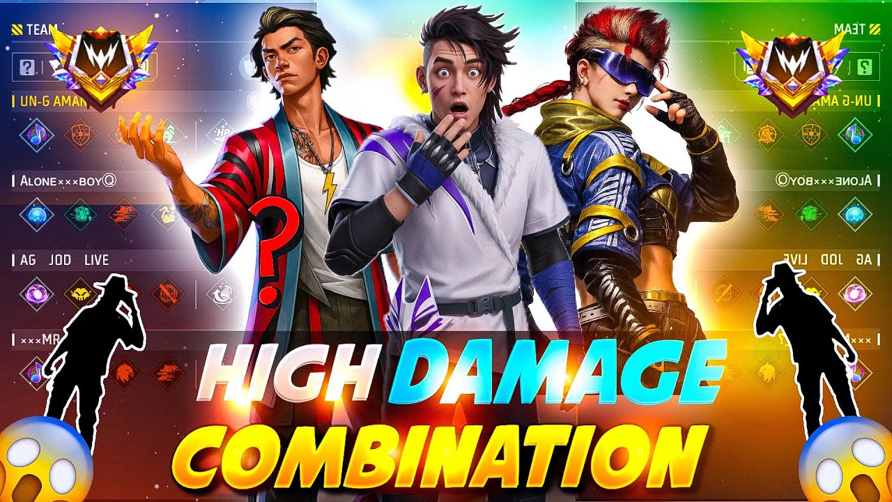 NEW π HIGH DAMAGE 2026 COMBO ππ± | best character skill for cs rank | Cs rank best character skill