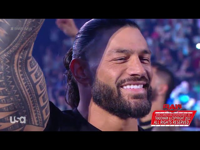 Roman Reigns- Promo Full Segment After Wrestlemania 2022 background
