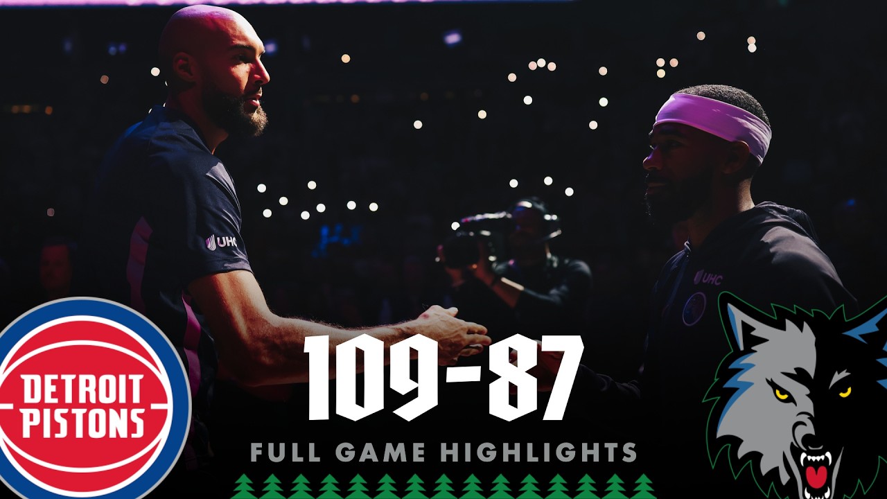 Minnesota Timberwolves Fall To The Detroit Pistons 109-87 | 03.28.26 background