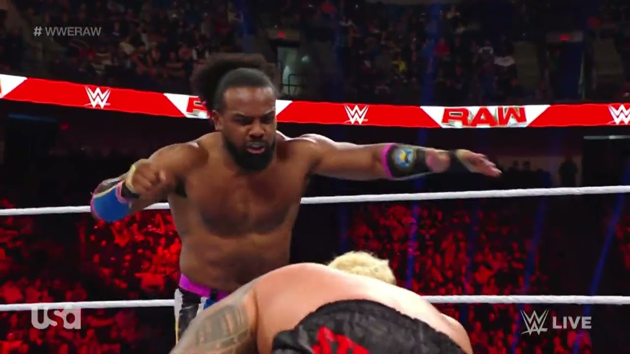 The New Day & Matt Riddle vs The Bloodline - WWE Raw 11/7/22 (Full Match) background
